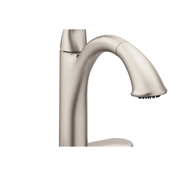 One-Handle Pullout Kitchen Faucet Spot Resist Stainless